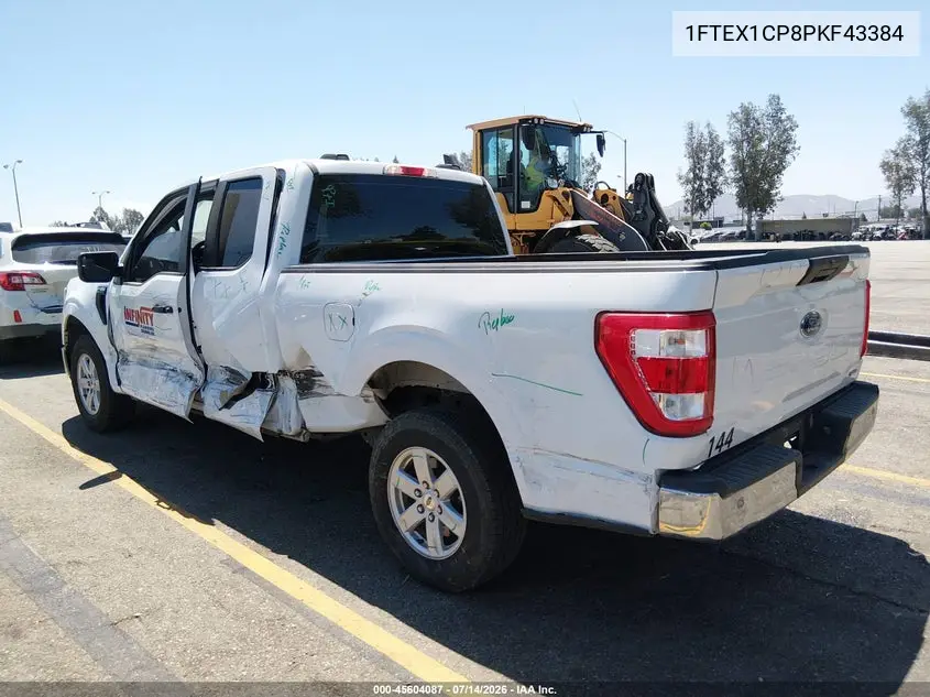 2023 Ford F-150 Xl/Xlt VIN: 1FTEX1CP8PKF43384 Lot: 45604087