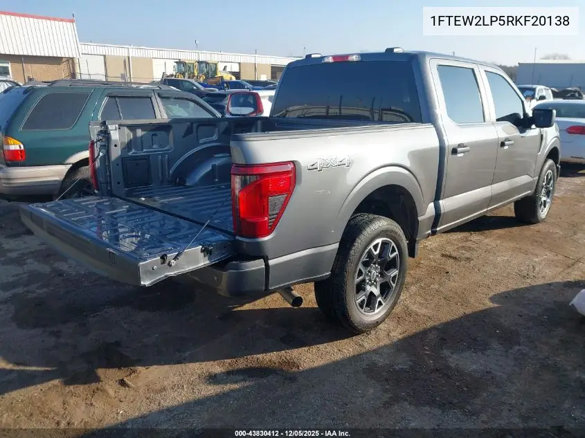 1FTEW2LP5RKF20138 2024 Ford F-150 Stx