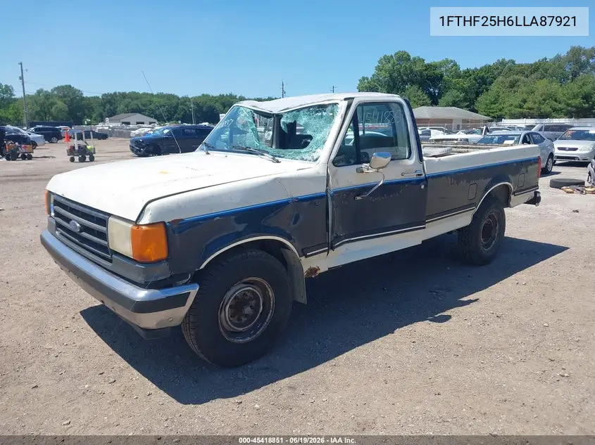 1990 Ford F250 VIN: 1FTHF25H6LLA87921 Lot: 45418851