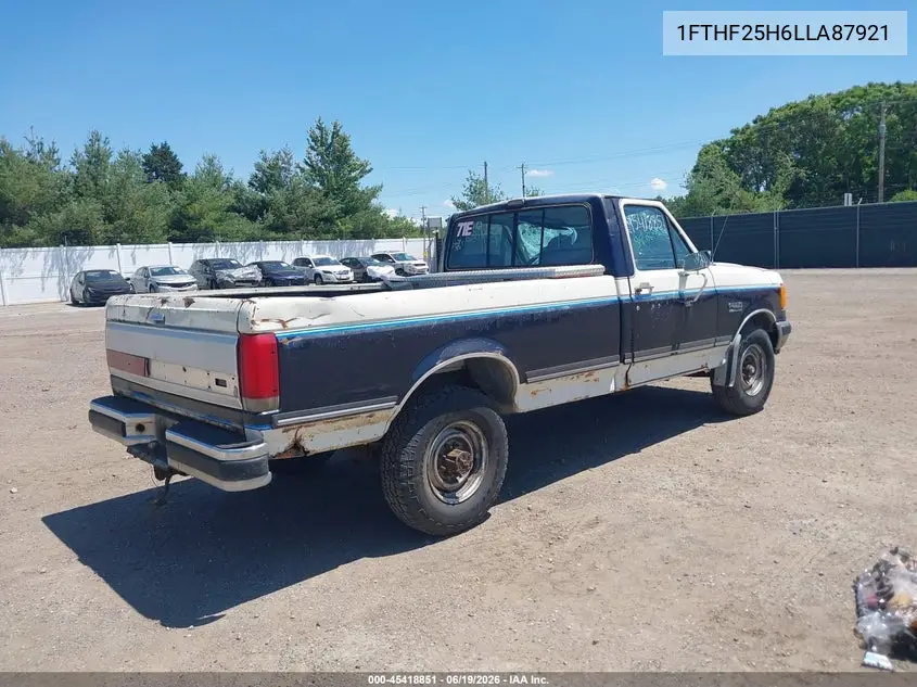 1990 Ford F250 VIN: 1FTHF25H6LLA87921 Lot: 45418851