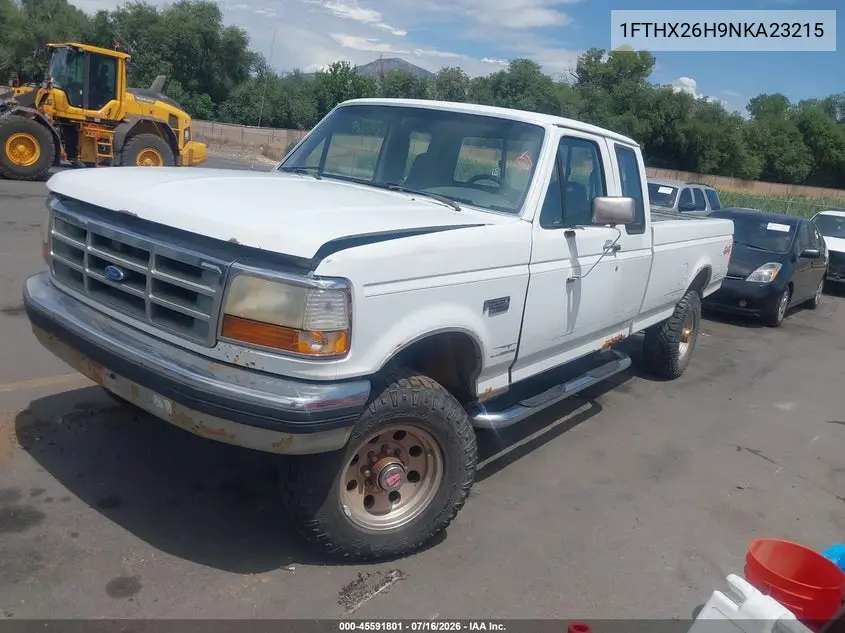 1992 Ford F250 VIN: 1FTHX26H9NKA23215 Lot: 45591801