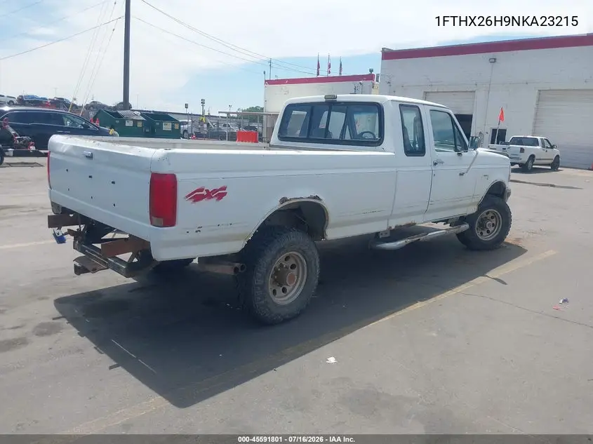 1992 Ford F250 VIN: 1FTHX26H9NKA23215 Lot: 45591801