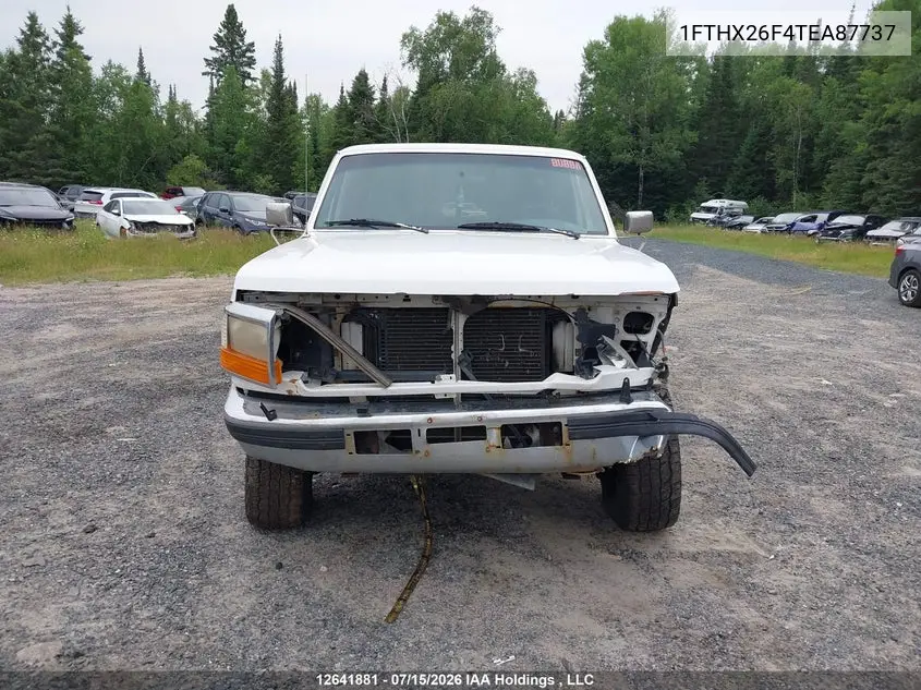 1996 Ford F250 VIN: 1FTHX26F4TEA87737 Lot: 12641881