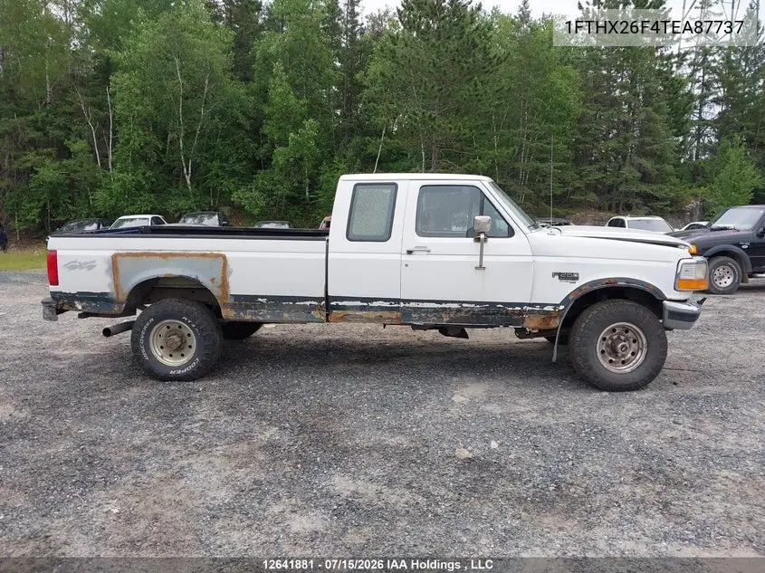 1996 Ford F250 VIN: 1FTHX26F4TEA87737 Lot: 12641881