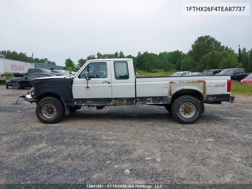 1996 Ford F250 VIN: 1FTHX26F4TEA87737 Lot: 12641881