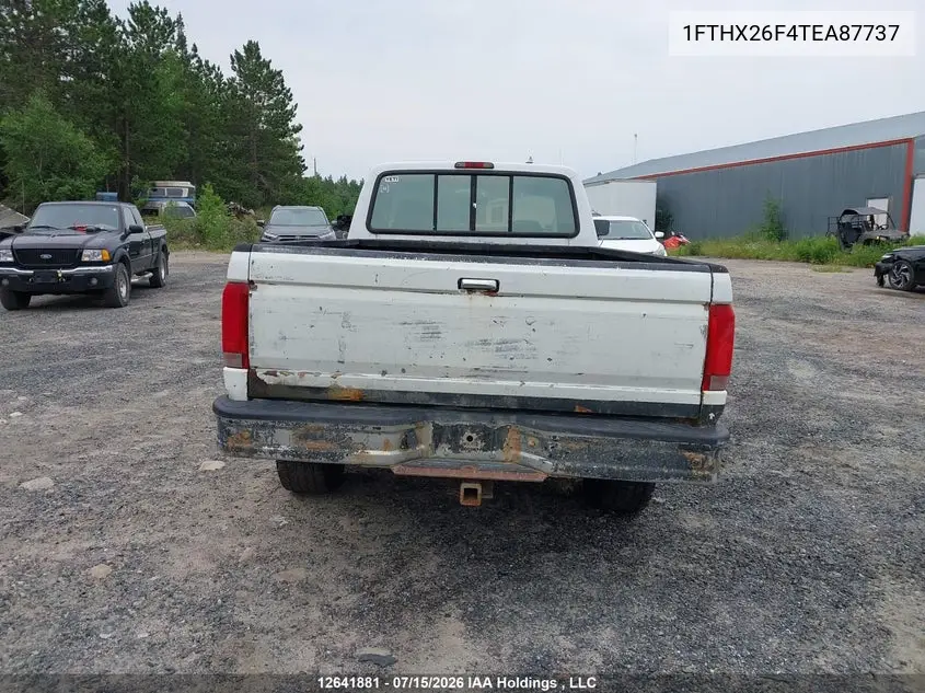 1996 Ford F250 VIN: 1FTHX26F4TEA87737 Lot: 12641881