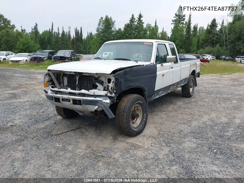 1996 Ford F250 VIN: 1FTHX26F4TEA87737 Lot: 12641881