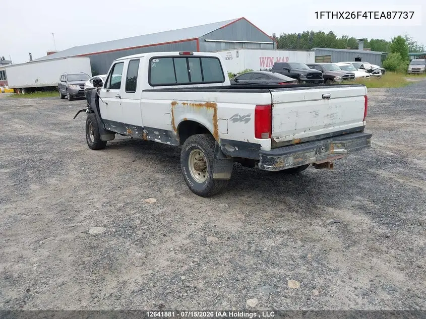 1996 Ford F250 VIN: 1FTHX26F4TEA87737 Lot: 12641881