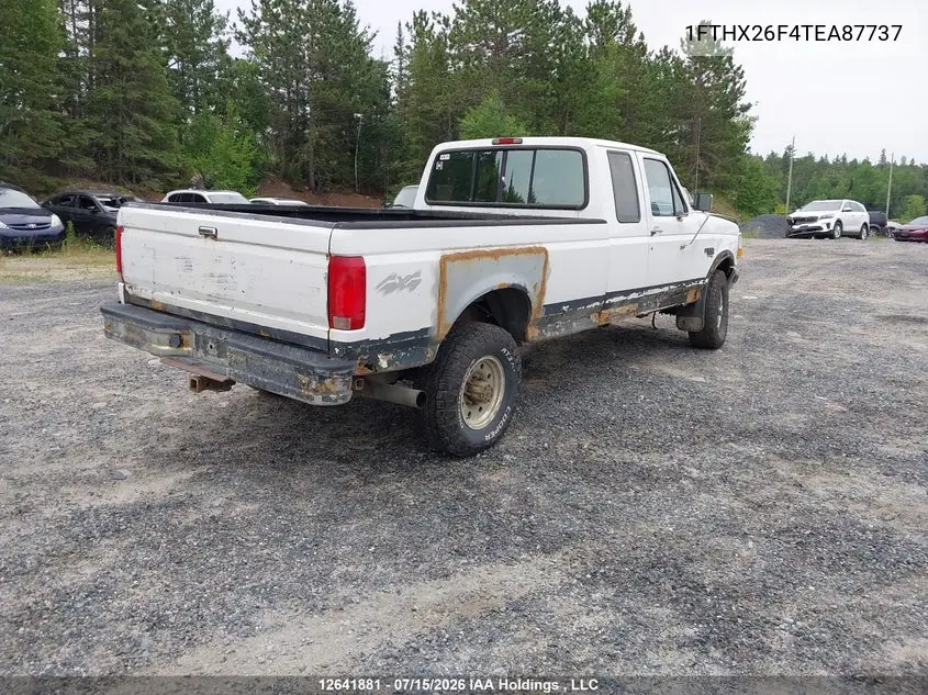 1996 Ford F250 VIN: 1FTHX26F4TEA87737 Lot: 12641881