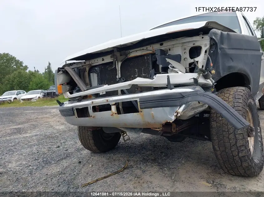 1996 Ford F250 VIN: 1FTHX26F4TEA87737 Lot: 12641881