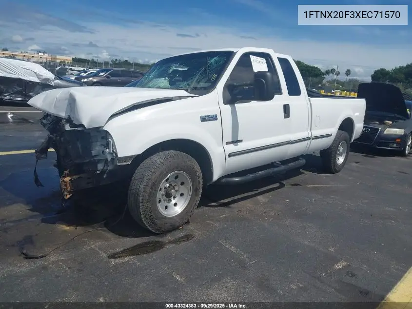 1FTNX20F3XEC71570 1999 Ford F-250 Lariat/Xl/Xlt