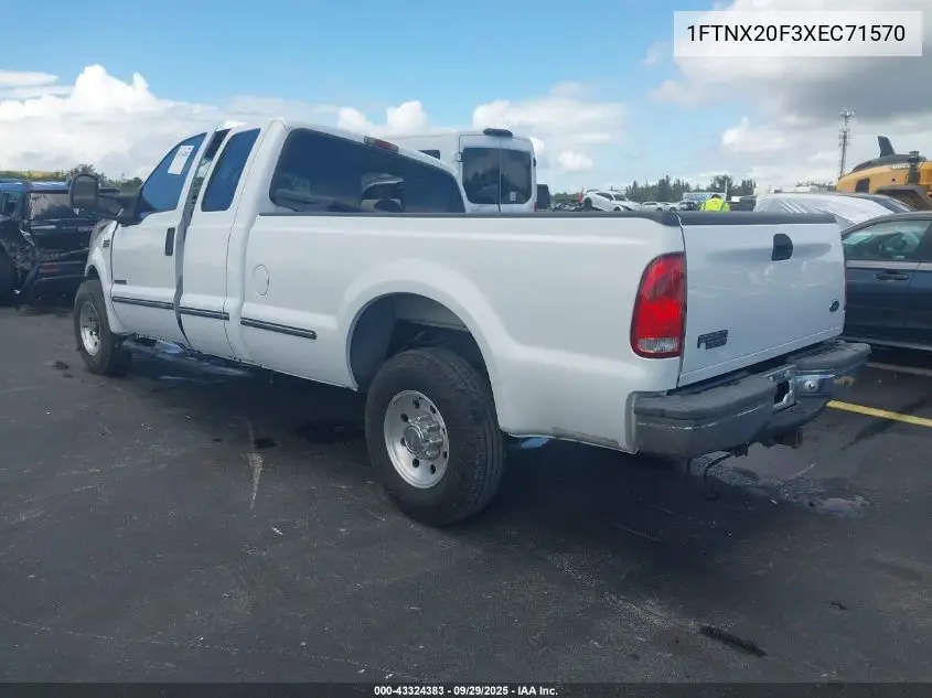 1FTNX20F3XEC71570 1999 Ford F-250 Lariat/Xl/Xlt