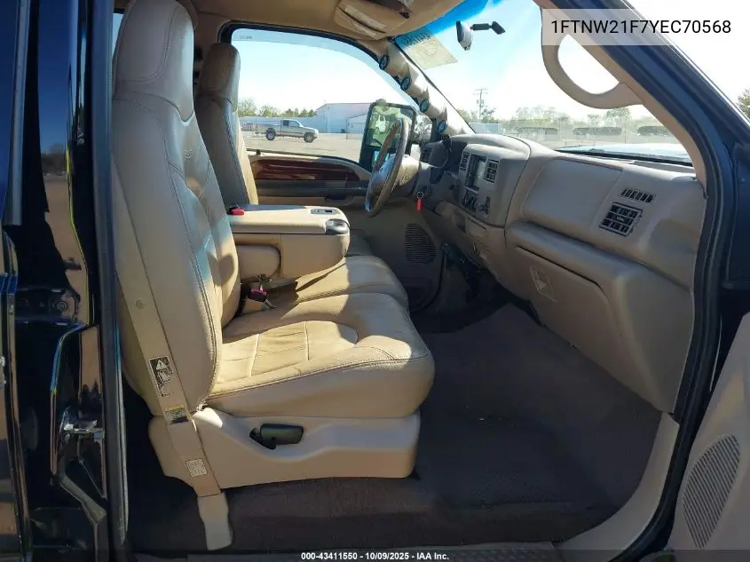 1FTNW21F7YEC70568 2000 Ford F-250 Lariat/Xl/Xlt