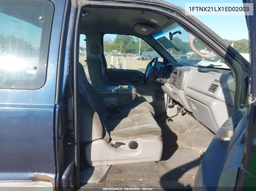 1FTNX21LX1ED02003 2001 Ford F-250 Lariat/Xl/Xlt