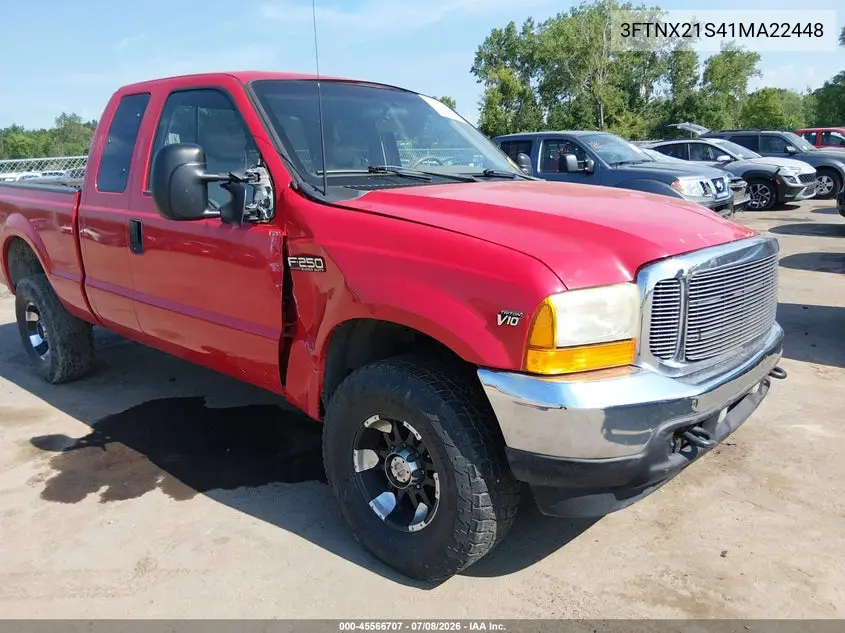2001 Ford F-250 Lariat/Xl/Xlt VIN: 3FTNX21S41MA22448 Lot: 45566707