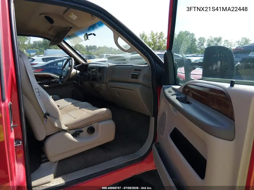 2001 Ford F-250 Lariat/Xl/Xlt VIN: 3FTNX21S41MA22448 Lot: 45566707