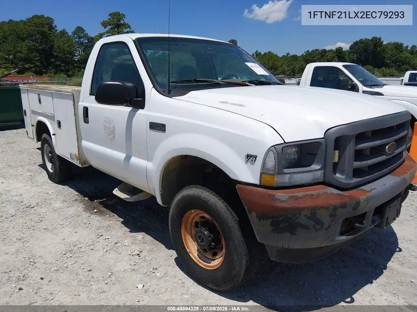 2002 Ford F-250 Xl/Xlt VIN: 1FTNF21LX2EC79293 Lot: 45594329