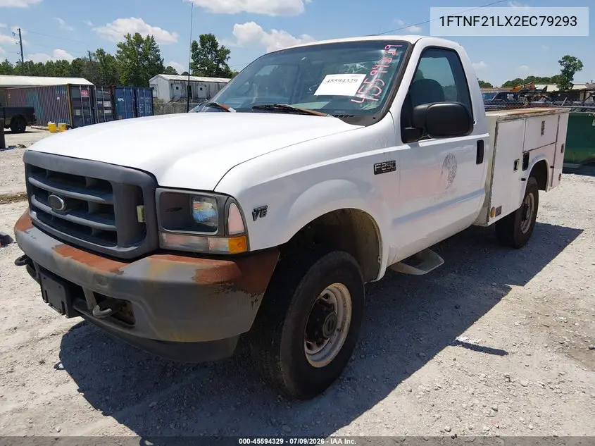 2002 Ford F-250 Xl/Xlt VIN: 1FTNF21LX2EC79293 Lot: 45594329