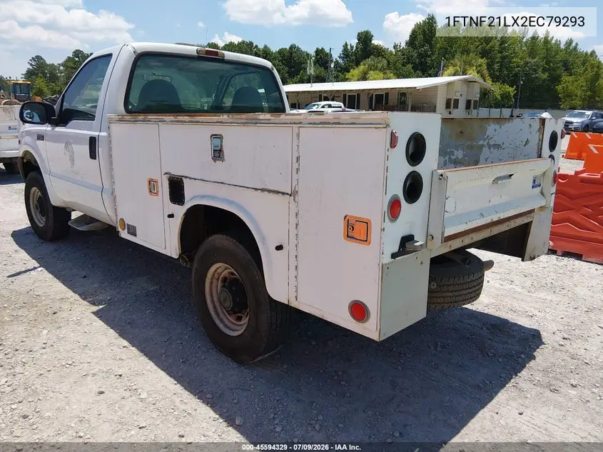 2002 Ford F-250 Xl/Xlt VIN: 1FTNF21LX2EC79293 Lot: 45594329