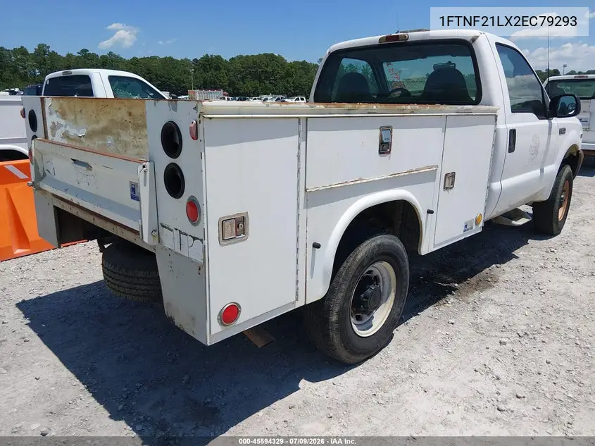 2002 Ford F-250 Xl/Xlt VIN: 1FTNF21LX2EC79293 Lot: 45594329