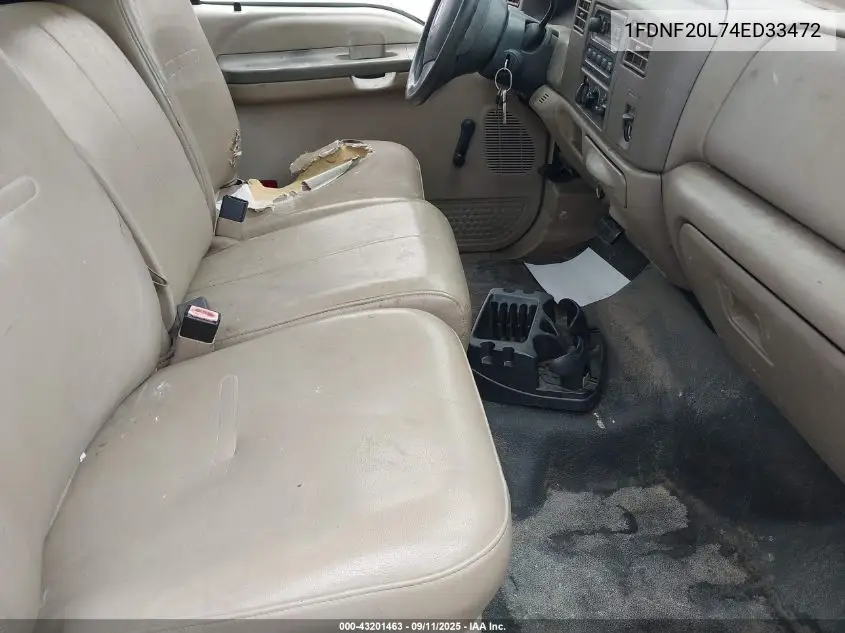 1FDNF20L74ED33472 2004 Ford F-250 Xl/Xlt