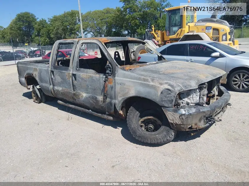2004 Ford F-250 Lariat/Xl/Xlt VIN: 1FTNW21S64EA76976 Lot: 45347908