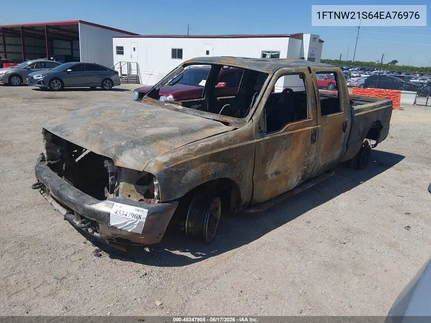 2004 Ford F-250 Lariat/Xl/Xlt VIN: 1FTNW21S64EA76976 Lot: 45347908