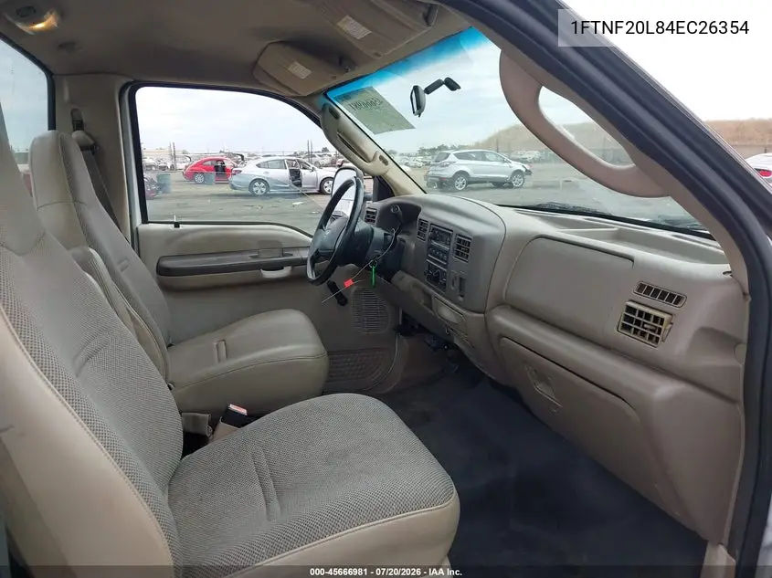 2004 Ford F-250 Xl/Xlt VIN: 1FTNF20L84EC26354 Lot: 45666981