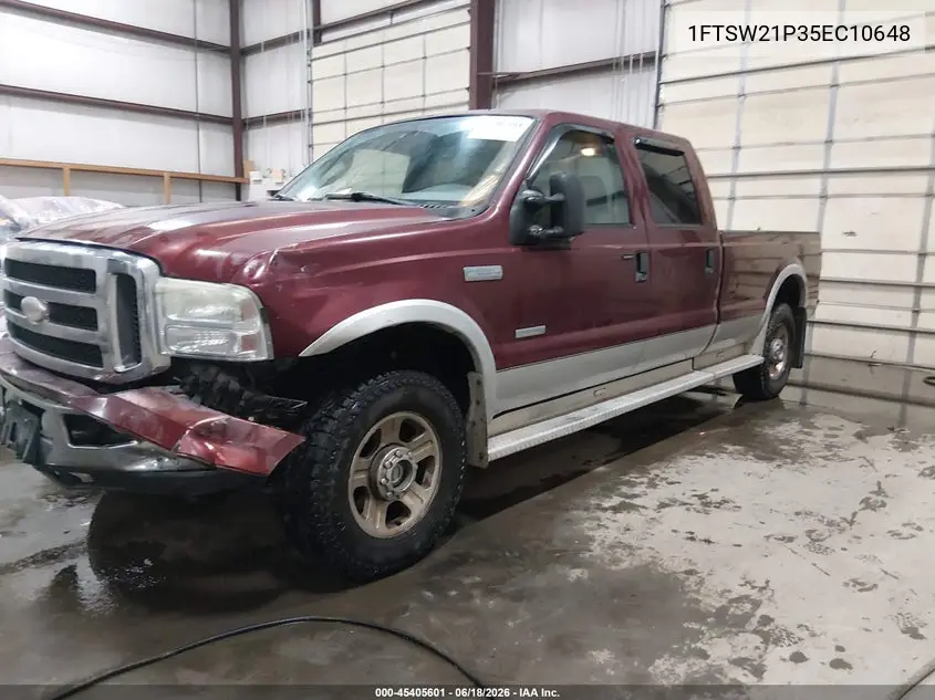 2005 Ford F-250 Lariat/Xl/Xlt VIN: 1FTSW21P35EC10648 Lot: 45405601