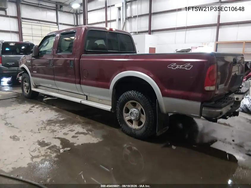 2005 Ford F-250 Lariat/Xl/Xlt VIN: 1FTSW21P35EC10648 Lot: 45405601