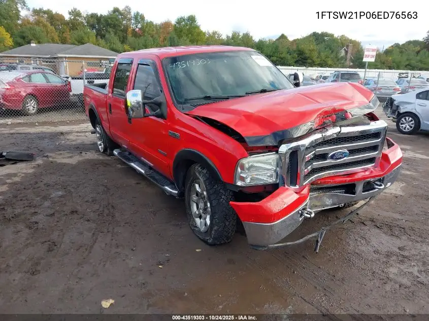1FTSW21P06ED76563 2006 Ford F-250 Lariat/Xl/Xlt