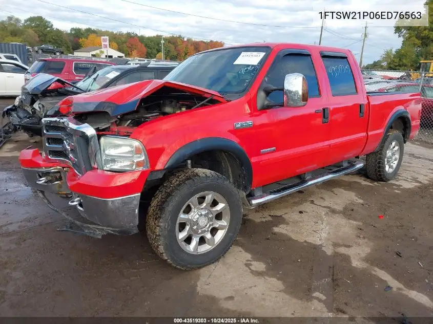 1FTSW21P06ED76563 2006 Ford F-250 Lariat/Xl/Xlt