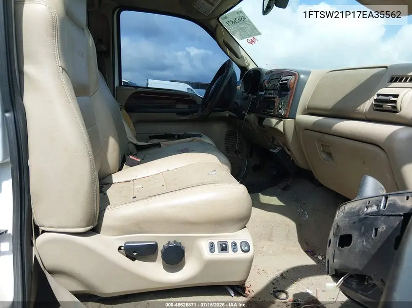 2007 Ford F-250 Lariat/Xl/Xlt VIN: 1FTSW21P17EA35562 Lot: 45626871