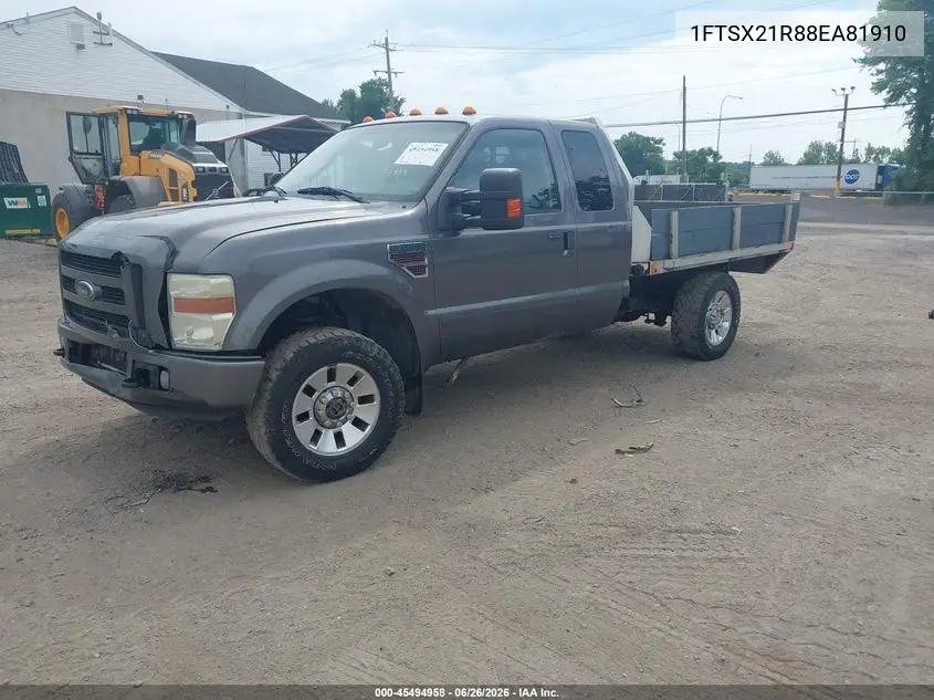 2008 Ford Super Duty F-250 Srw Fx4/Lariat/Xl/Xlt VIN: 1FTSX21R88EA81910 Lot: 45494958