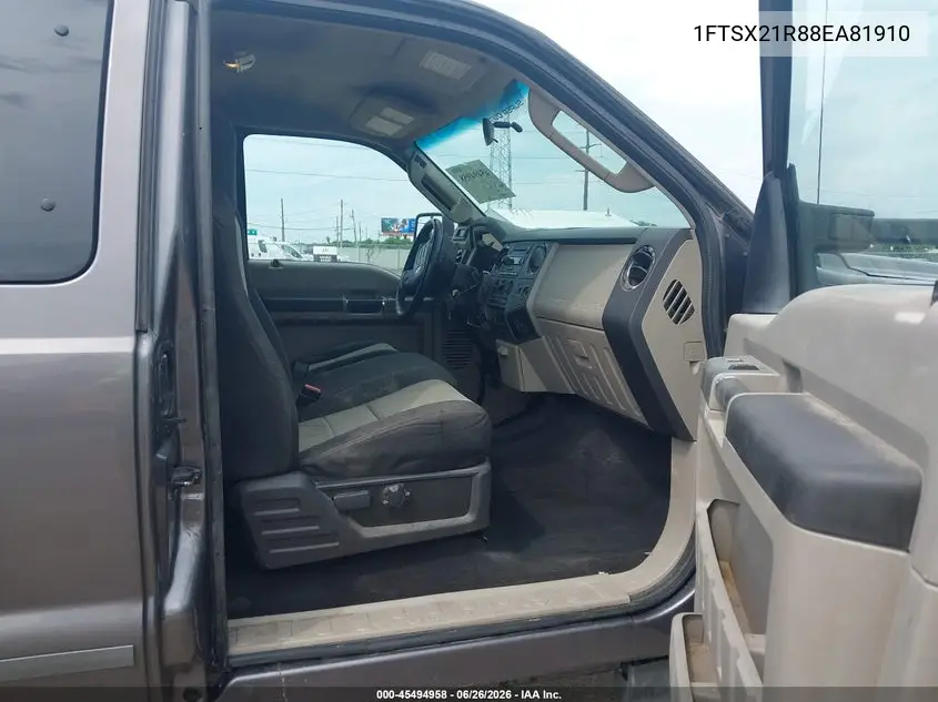 2008 Ford Super Duty F-250 Srw Fx4/Lariat/Xl/Xlt VIN: 1FTSX21R88EA81910 Lot: 45494958