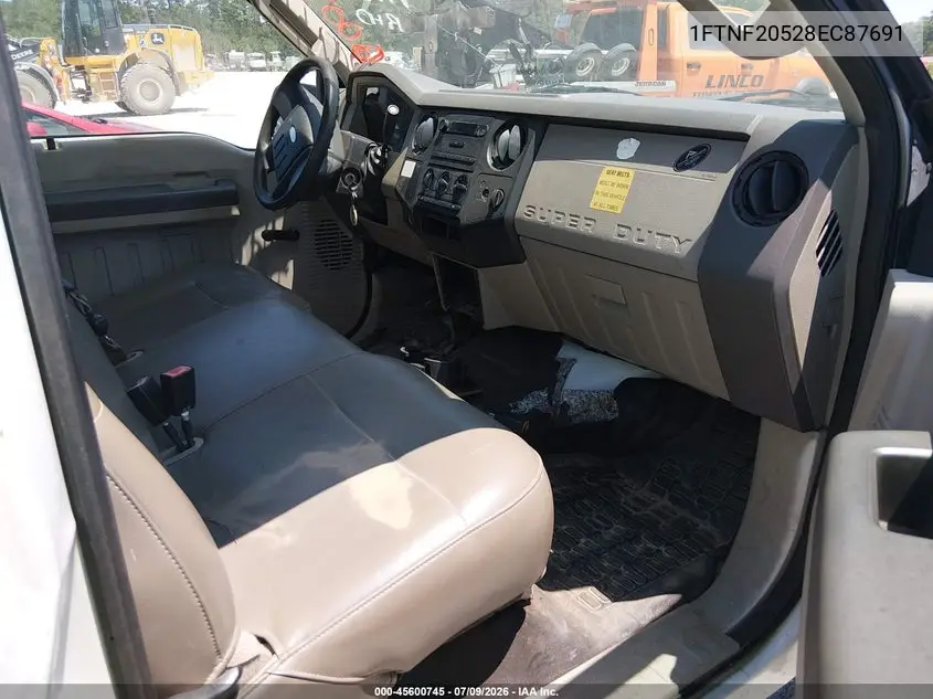 2008 Ford Super Duty F-250 Srw Xl/Xlt VIN: 1FTNF20528EC87691 Lot: 45600745
