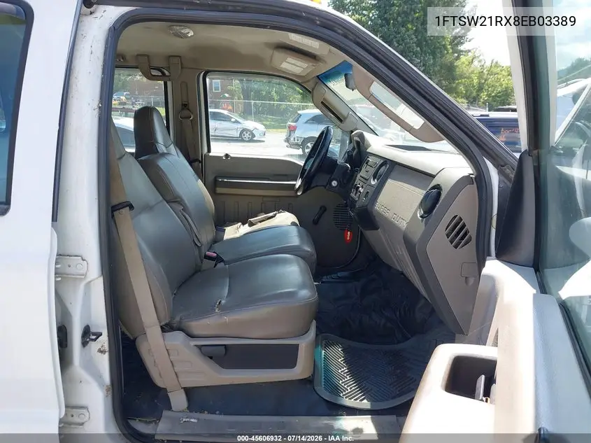 2008 Ford Super Duty F-250 Srw Fx4/Harley-Davidson/King Ranch/Lariat/Xl/Xlt VIN: 1FTSW21RX8EB03389 Lot: 45606932