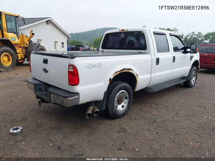 2008 Ford Super Duty F-250 Srw Fx4/Harley-Davidson/King Ranch/Lariat/Xl/Xlt VIN: 1FTSW21R58EE12896 Lot: 45678155