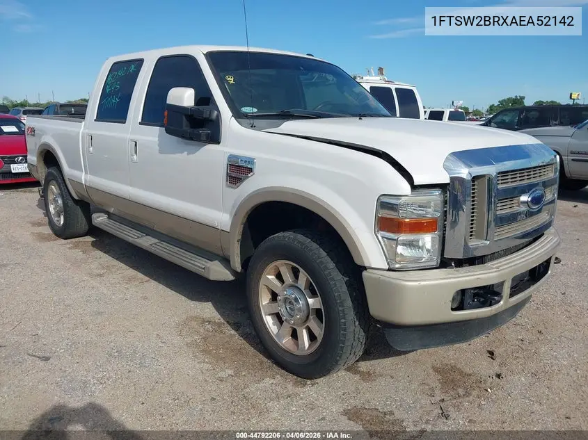 1FTSW2BRXAEA52142 2010 Ford F-250 Cabela's/Harley-Davidson/King Ranch/Lariat/Xl/Xlt