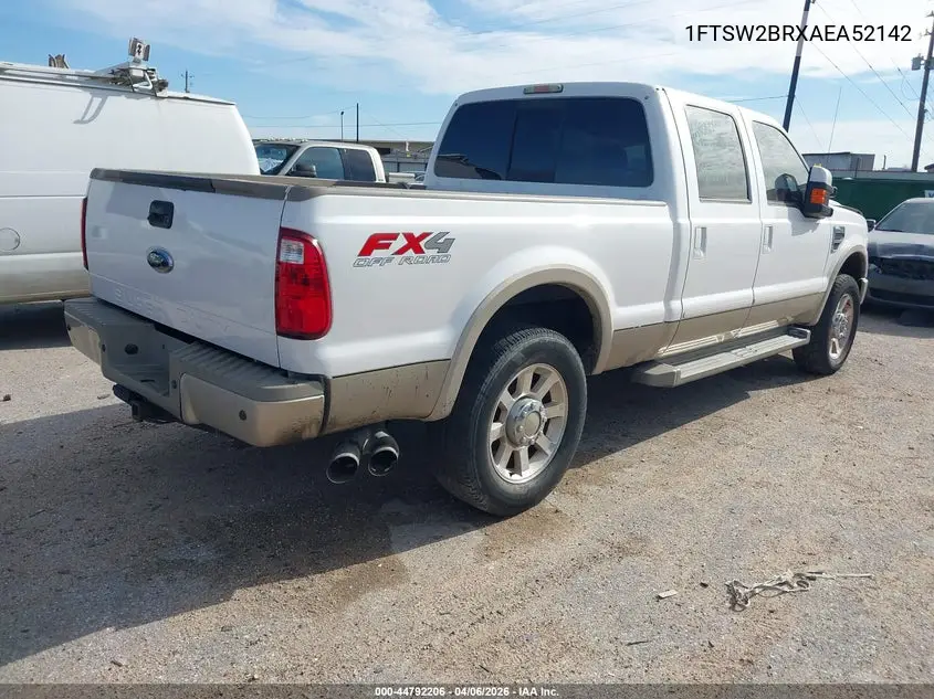 1FTSW2BRXAEA52142 2010 Ford F-250 Cabela's/Harley-Davidson/King Ranch/Lariat/Xl/Xlt