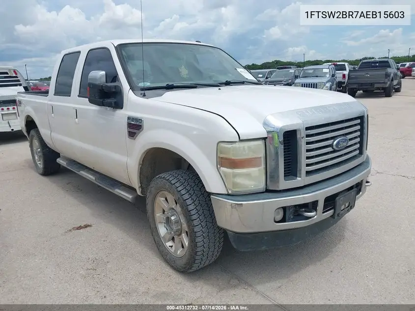 2010 Ford Super Duty F-250 Srw Lariat VIN: 1FTSW2BR7AEB15603 Lot: 45312732