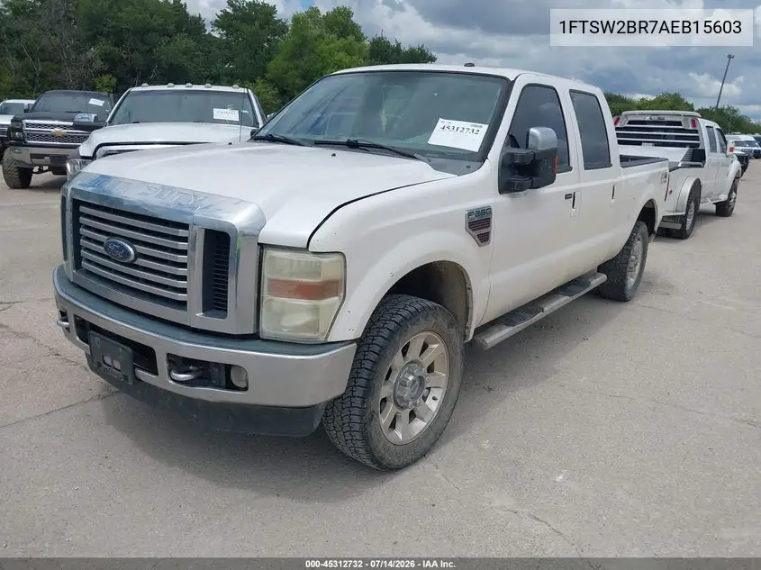 2010 Ford Super Duty F-250 Srw Lariat VIN: 1FTSW2BR7AEB15603 Lot: 45312732