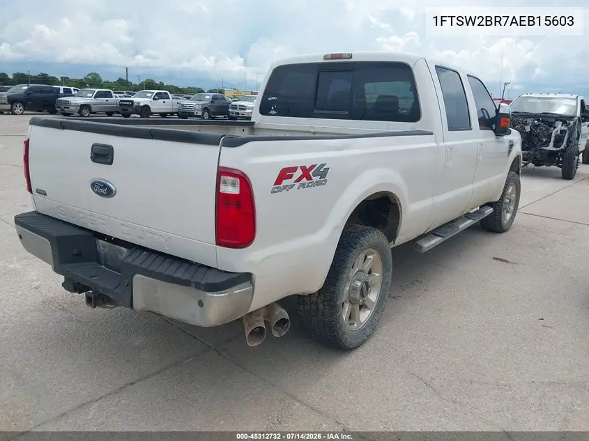 2010 Ford Super Duty F-250 Srw Lariat VIN: 1FTSW2BR7AEB15603 Lot: 45312732