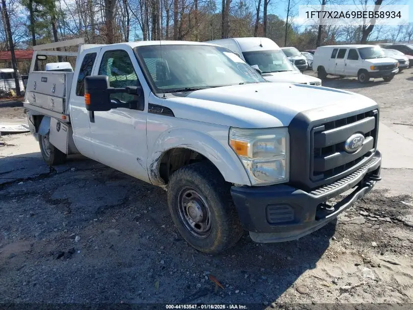 1FT7X2A69BEB58934 2011 Ford F-250 Xl