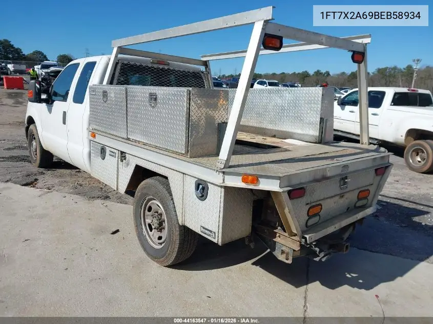 1FT7X2A69BEB58934 2011 Ford F-250 Xl
