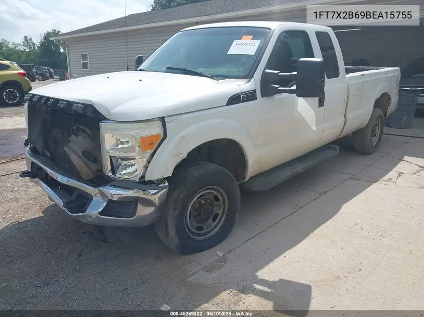 2011 Ford F-250 Xl VIN: 1FT7X2B69BEA15755 Lot: 45269322