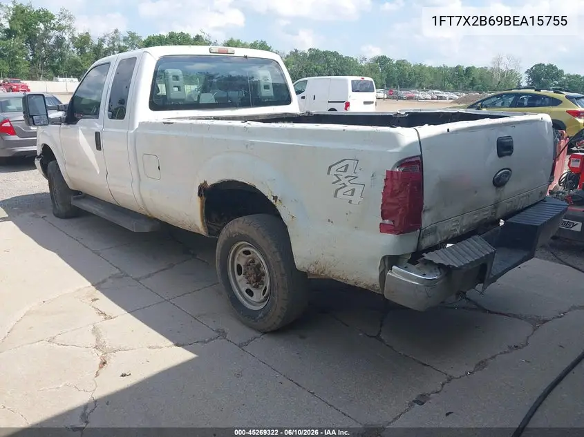 2011 Ford F-250 Xl VIN: 1FT7X2B69BEA15755 Lot: 45269322
