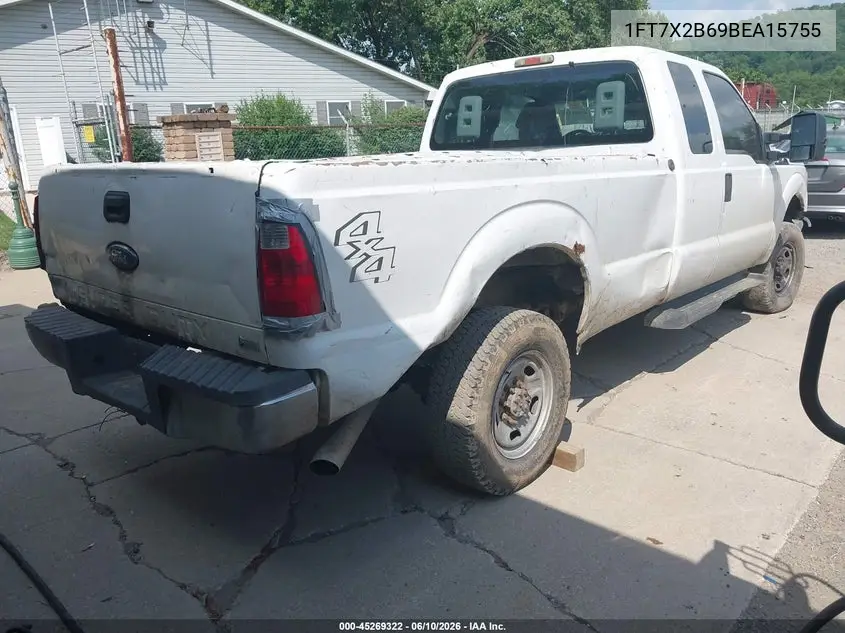 2011 Ford F-250 Xl VIN: 1FT7X2B69BEA15755 Lot: 45269322