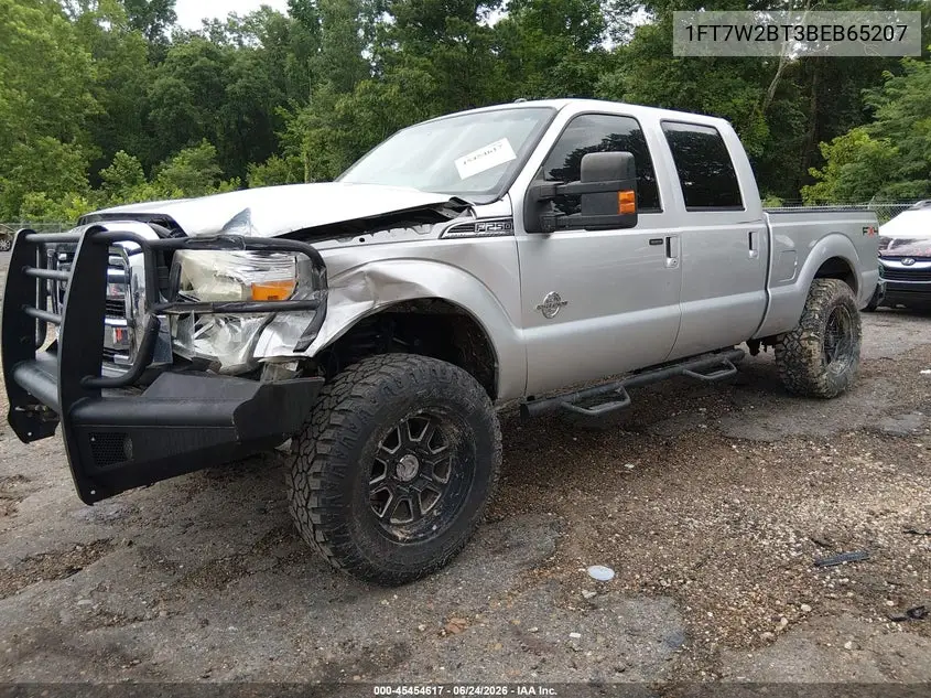 2011 Ford Super Duty F-250 Srw Lariat VIN: 1FT7W2BT3BEB65207 Lot: 45454617