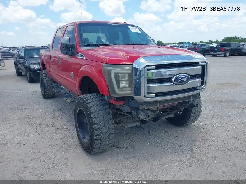 2011 Ford F-250 Xlt VIN: 1FT7W2BT3BEA87978 Lot: 45565799